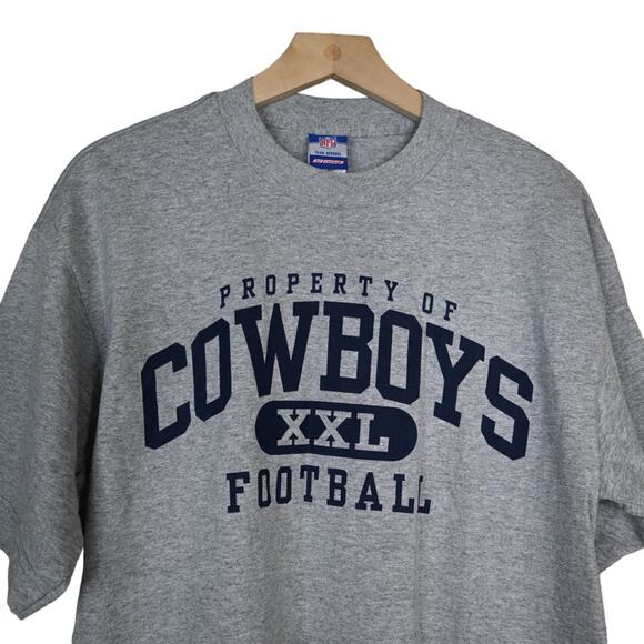 Reebok NFL Team Apparel Mens M Dallas Cowboys Onfield Gray T-shirt NEW - Picture 3 of 9